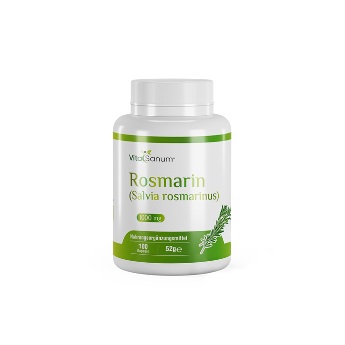 VitaSanum®- Rosmarin (Salvia rosmarinus) 1000 mg 100 Kapseln VitaSanum®- Rosmarin (Salvia rosmarinus) 1000 mg 100 Kapseln